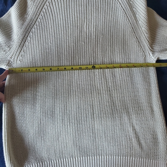 Tory Burch Sport Women's Chunky Knit Cotton Blend Sweater Size S Oversized Fall - Picture 15 of 16